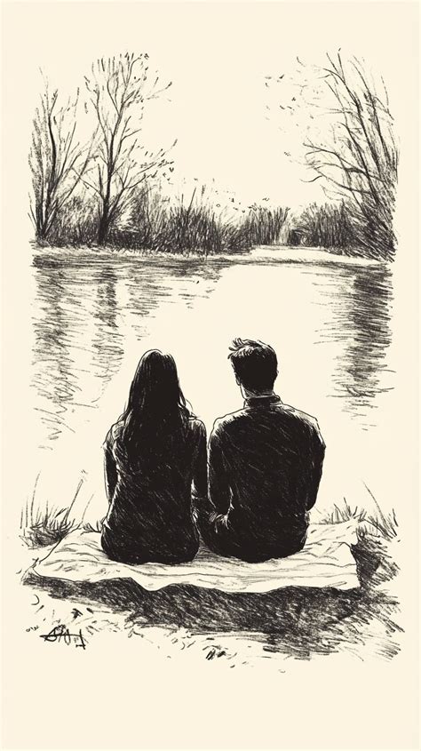 lovers drawing easy|Couple Drawing Ideas: 100 Heartfelt Inspirations to Draw.